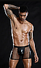 Чоловічі труси-боксери із вставками з еко-шкіри та сітки Dexter S/M, фото 2