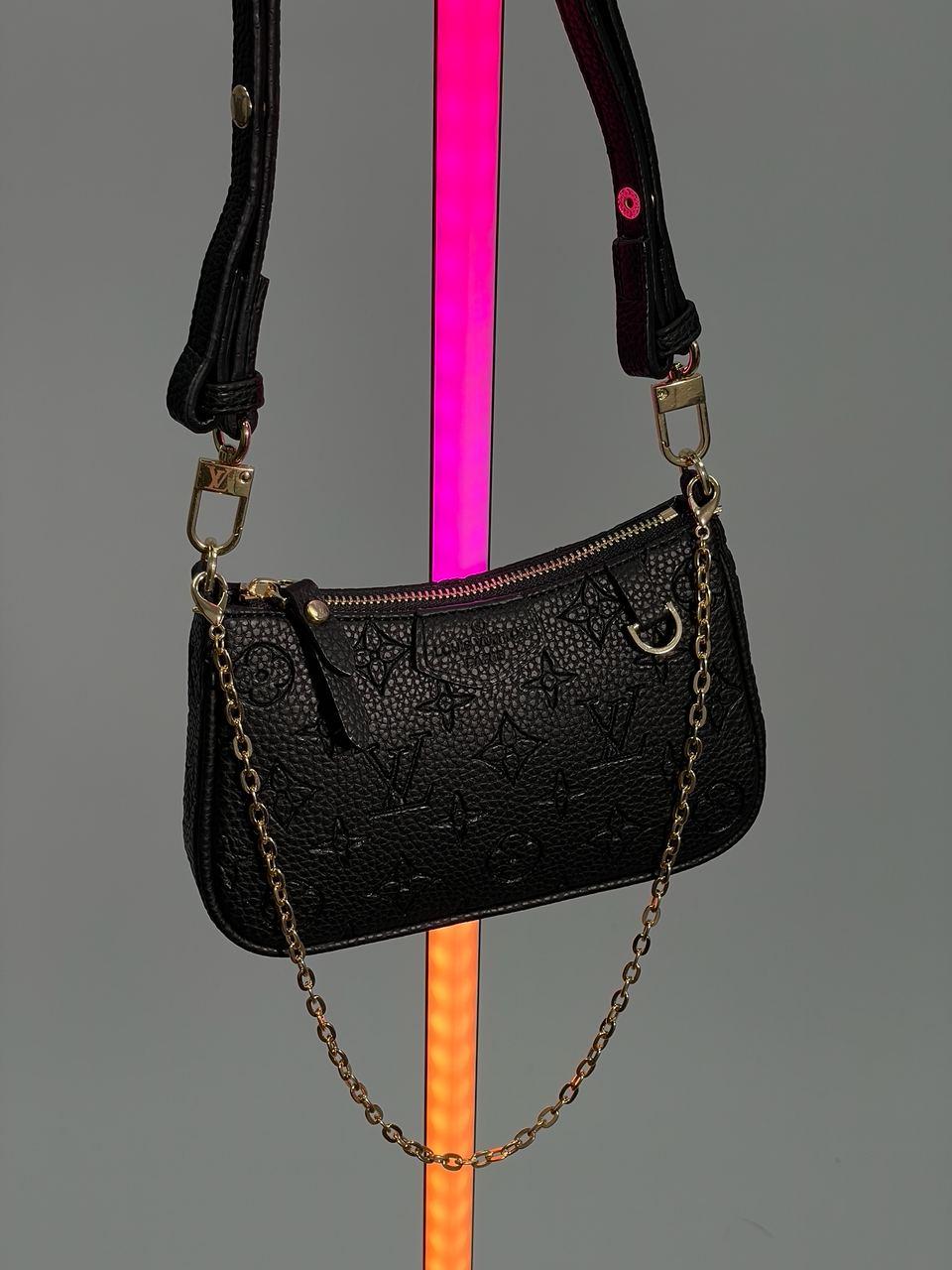 Louis Vuitton Easy Pouch on Strap Black Monogram Empreinte