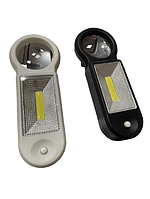 Ліхтарик Лупа з підсвіткою (2в1) ABC ліхтар Чорний/Білий світлодіодний