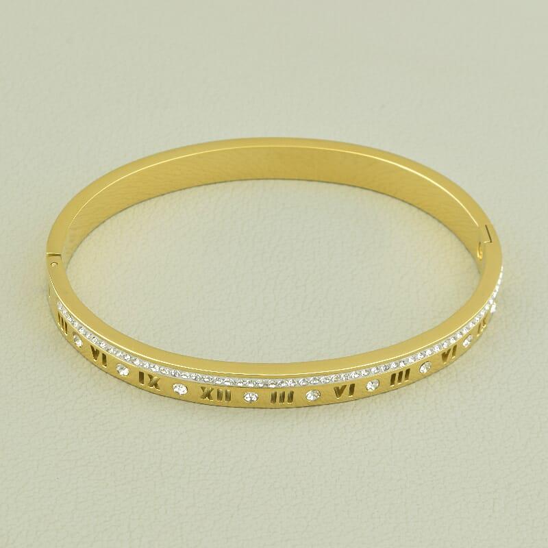 Браслет 'XUPING' Фіаніт 17 см. (позолота 18 к (лимонна)), фото 1