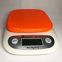Весы кухонные DOMOTEC MS-125 Plastic. NP-396 Цвет: оранжевый