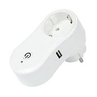 Розетка переходник с вай-фай и USB TY-563 Wi-Fi socket