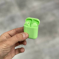 Беспроводные наушники блютуз гарнитура inPods 12 simple TWS bluetooth V5.0 сенсорные. NV-867 Цвет: зеленый