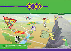 Плівка самоклеюча для книг 10 аркушів 38х27см кульок прозора