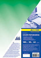 Обкладинка прозора А4 180мкм 1шт. зелена