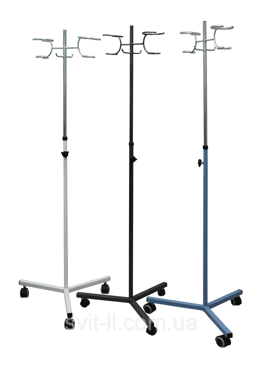 Штатив медичний регульований за висотою, на колесах  MEDOK, фото 1