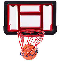 Мини-щит баскетбольный Basketball MiniHoop 60х40 см с кольцом 25 см и сеткой (S881AB)