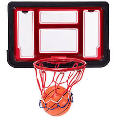 Міні-щит баскетбольний Basketball MiniHoop 60х40 см з кільцем 25 см і сіткою (S881AB)