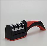 Ручна стругачка для ножів RS 168 Fast Sharpener чорна, фото 3