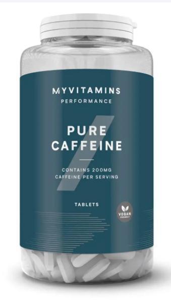 Кофеїн MyVitamins PURE CAFEINE 200мг 100 таблеток