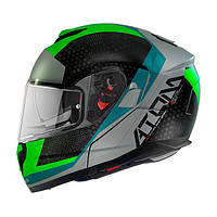 Мотошлем MT ATOM SV Adventure A6 Gloss Green L