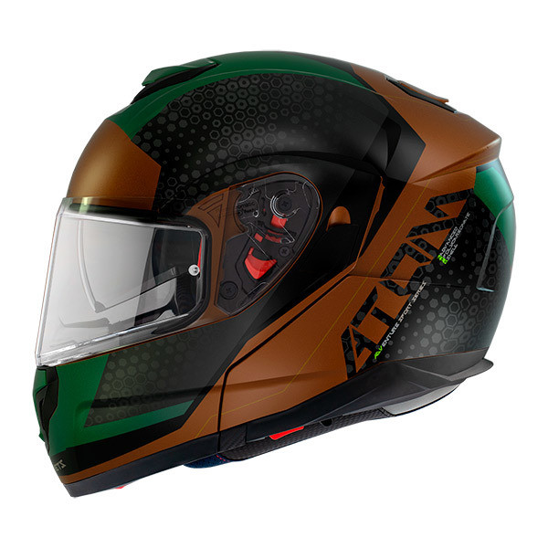 Мотошолом MT ATOM SV Adventure B6 Matt Green XS