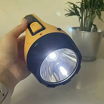 Ручний ліхтар з акумулятором Silver Toss ST-9938, Світлодіодний акумуляторний переносний ліхтар, фото 3