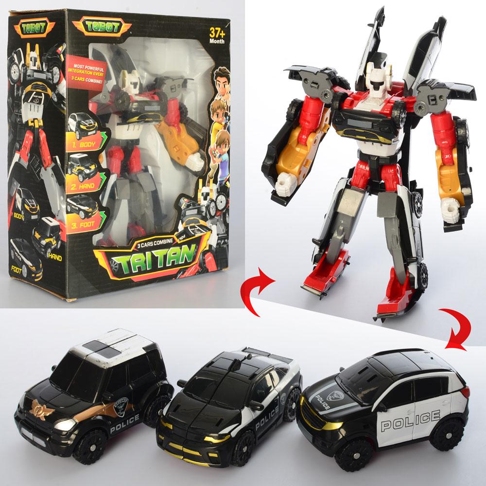 Трансформер тобот Tritan А- TOYS поліцейський (516)