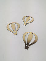 Набор зеркальных золотых бирок воздушный шар, бирки воздушный шар