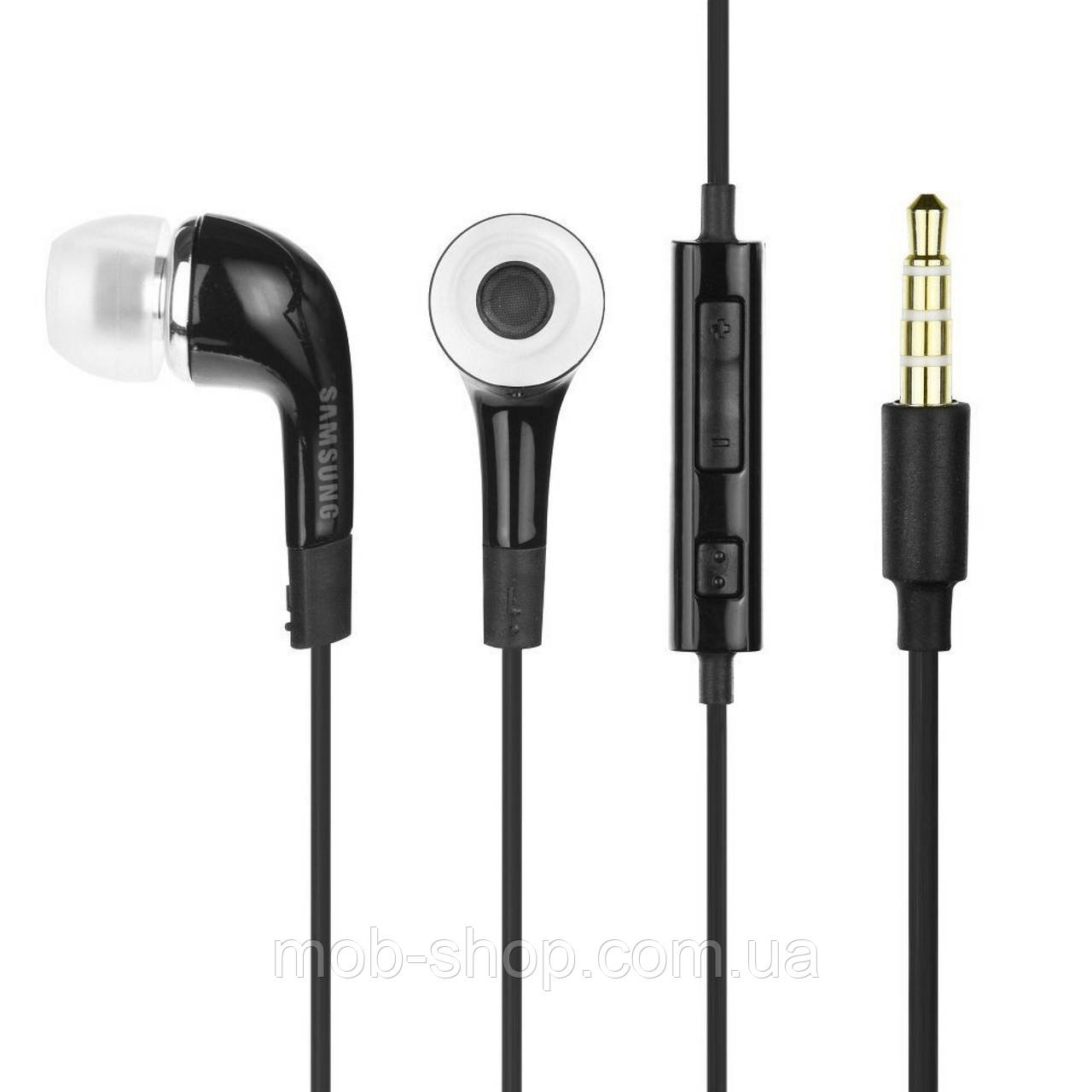 Дротові навушники Samsung EHS64 black вакуумна гарнітура Самсунг для музики та дзвінків