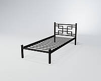 Кровать металлическая Фавор мини Черный бархат 80*190 см (Tenero TM)