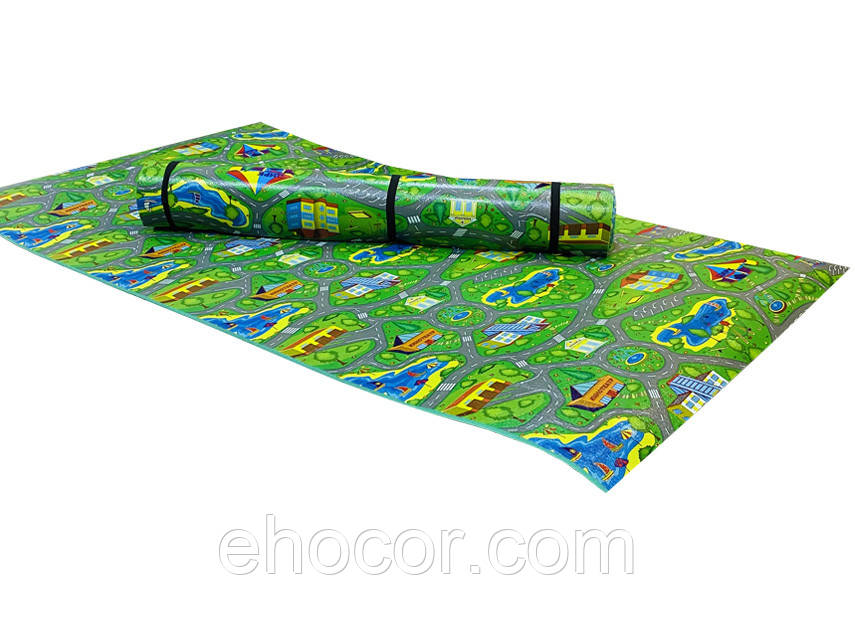 Килимок для дітей Decor Містечко 2000х1100х8мм