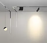 Кутовий трековий Магнітний лінійний LED світильник 24 W 120° Osram3030, фото 3