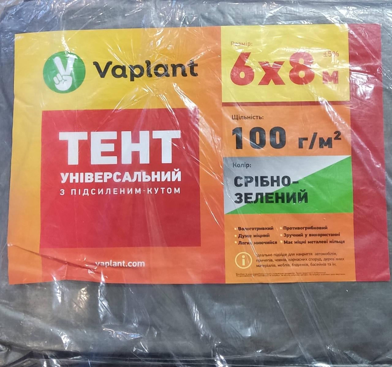 ТЕНТ ТАРПАУЛІН 100г/м2 - 6*8 м