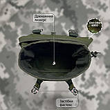 Сумка-підсумок сухарка для речей одягу фляги BarrelBAG тактична зелена олива органайзер несесер з MOLLE, фото 7