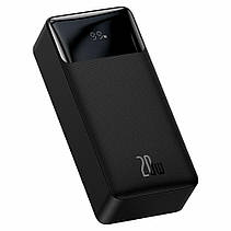 Зовнішній акумулятор (павербанк) Baseus Bipow Digital Display Powerbank 20W 30000mAh Black (PPDML-N01), фото 5