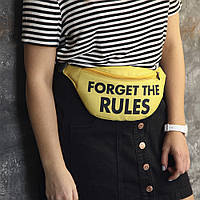 Сумка бананка BUMBAG Forget the rules