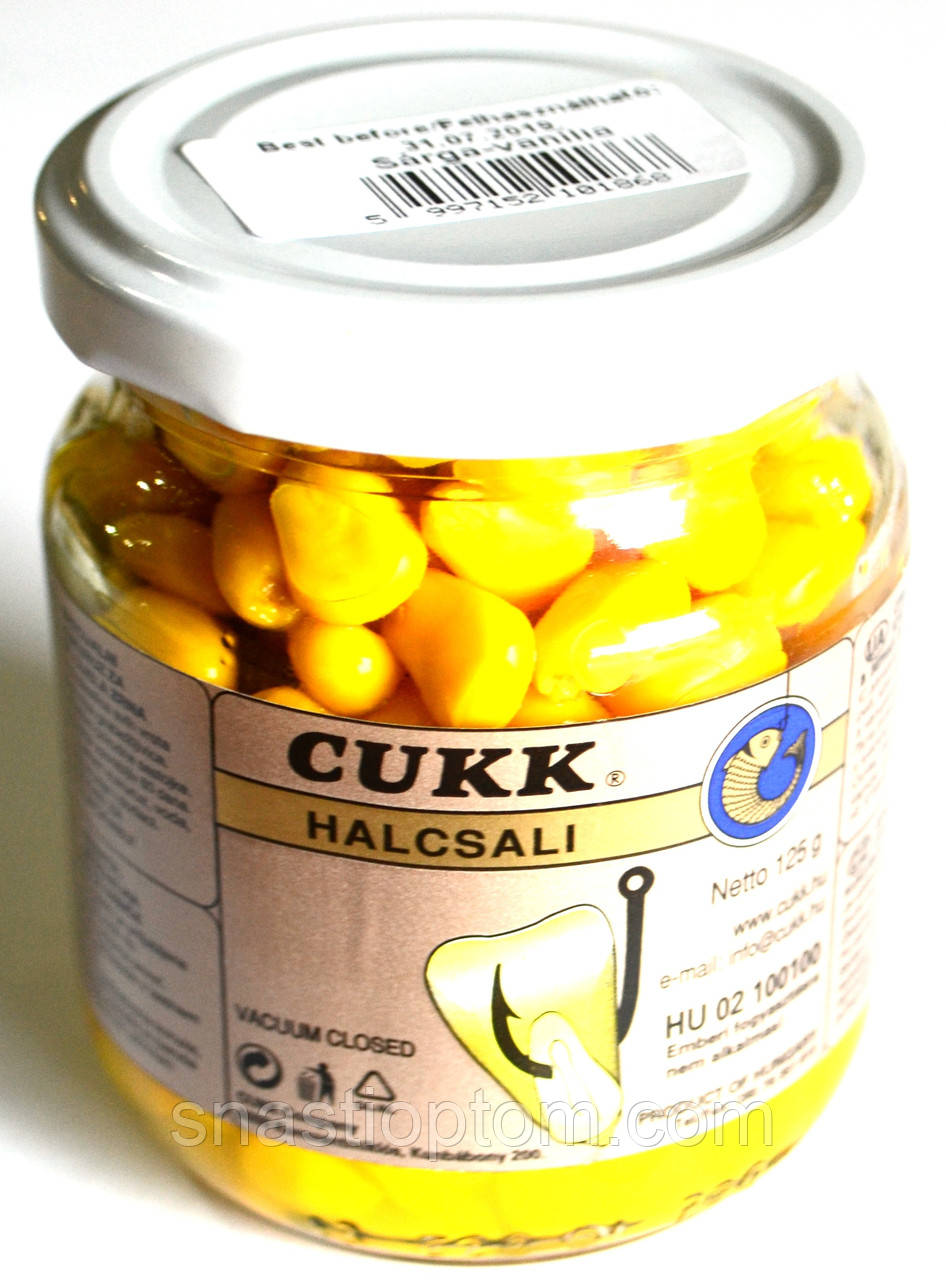 Кукурудза Кук суха для риболовлі, Ваніль, 125 гр