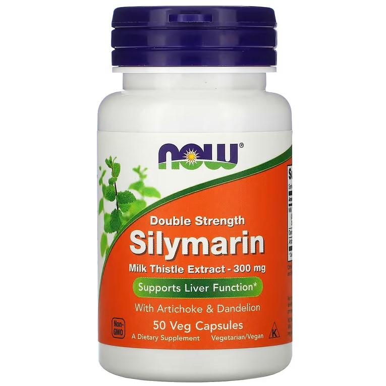 Вітаміни Сілімарин Now Silymarin 300 mg (50 капсул.), фото 1