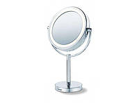 Косметическое зеркало для макияжа с яркой подсветкой диаметр 17 см BS 69 Beurer Германия