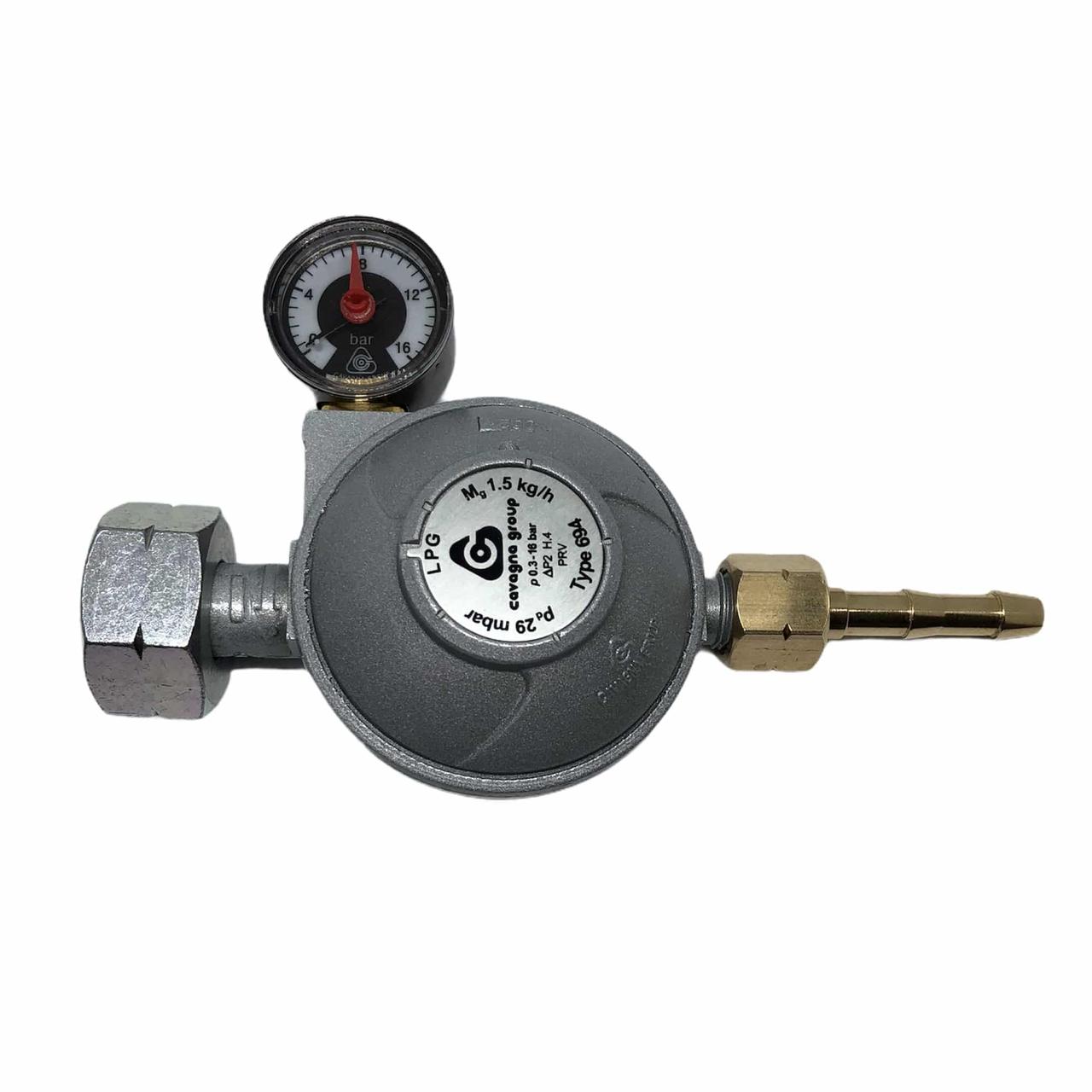 Купить Редуктор низкого давления газа универсальный с манометром ...