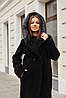 Зимова шуба з капюшоном класичного крою з високоякісного еко-хутра., фото 3