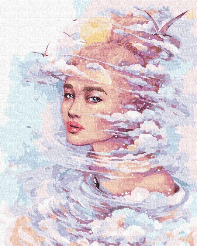 Картина за номерами Ідейка Мрійливі думки ©lesya_nedzelska_art (KHO4972) 40 х 50 см