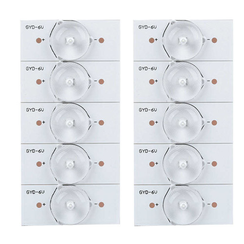 10x LED Сегмент 6В для Планки Лампы Подсветки ЖК Телевизора — Купить ...