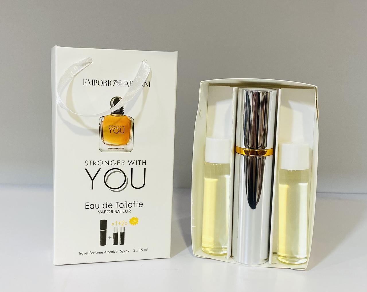 Чоловічий подарунковий набір 45 мл Emporio Armani Stronger With You