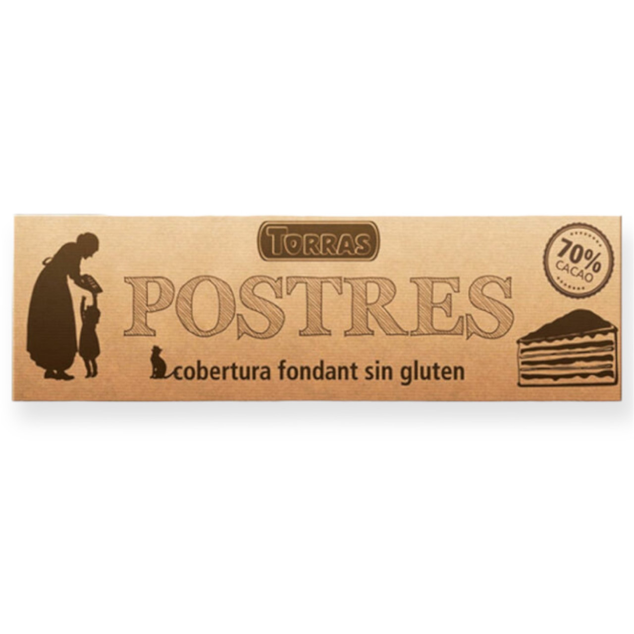 Шоколад Torras Postres Dark 70%, 300 g Без Глютена, фото 1