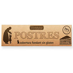 Шоколад Torras Postres Dark 70%, 300 g Без Глютена