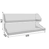 Підставка вітрина EKOSTAR під батончики настільна 600х260х276, фото 3