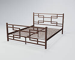 Ліжко металеве Фавор з узніжжям Коричнева 120 * 190 см (Tenero TM)