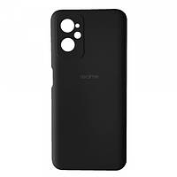 Чохол накладка бампер для Realme 9i Silicone Case Колір Чорний (Black) Full Camera
