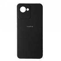 Чохол накладка бампер для Realme C30/C30S Silicone Case Колір Чорний (Black) Full Camera