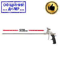 Пистолет для пены с длинным носиком 500 мм та 4 насадки INTERTOOL PT-0650 YLP