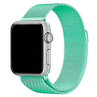 Ремінець металевий для годинника APPLE WATCH 42MM / 44MM / 45MM / 49MM Milanese Loop 20_turquoise