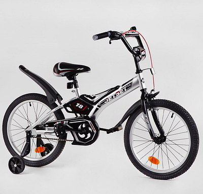 Дитячий велосипед 16" Jet Set" JS-N1604 сірий на зріст 100-115 см