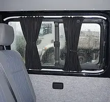 Штори Volkswagen Transporter Т-5 2003-2010 на 2 вікна сині