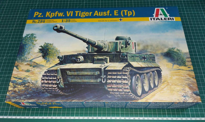 Збірна модель танка TIGER I AUSF. E/H 1.1/35 ITALERI 286, фото 1