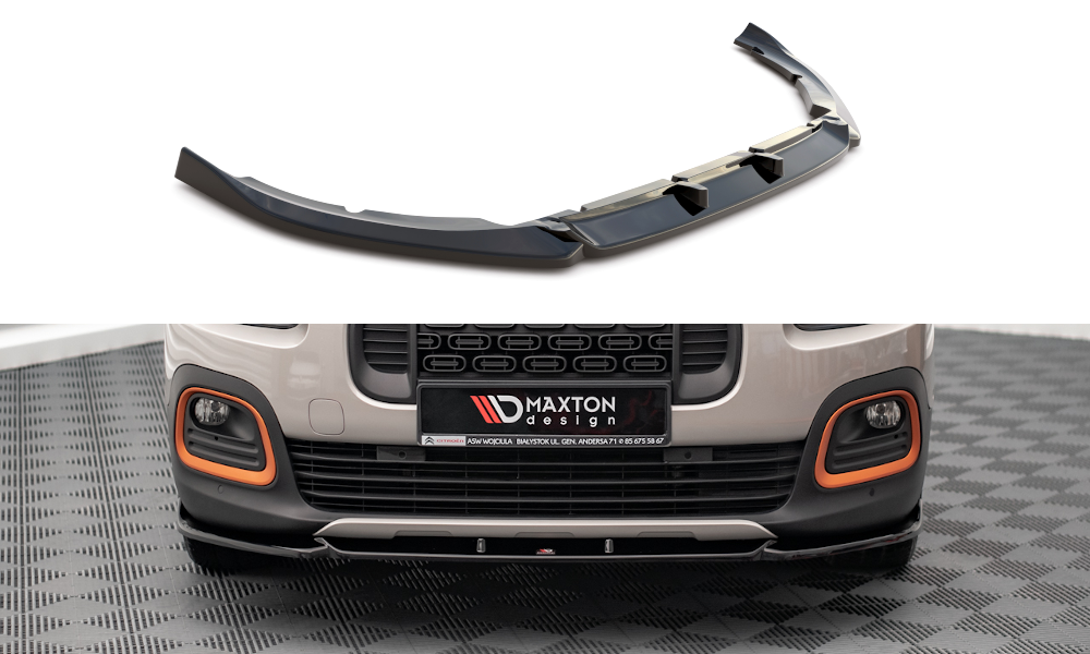 Сплітер Citroen Berlingo 3 (2018+) тюнінг обвіс губа спідниця елерон