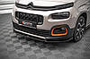 Сплітер Citroen Berlingo 3 (2018+) тюнінг обвіс губа спідниця елерон, фото 3