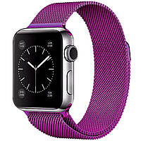 Ремінець металевий для годинника APPLE WATCH 38MM / 40MM / 41MM Milanese Loop 7_VIOLET