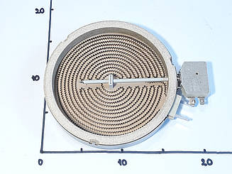 Електроконфорка Ø165/1200w/2 конт. для склокерамічних поверхонь